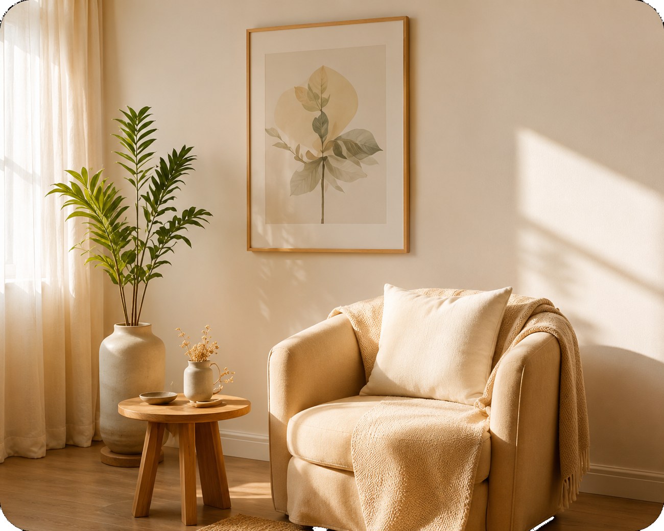 Calm therapy space at Door to Soul
